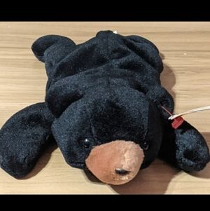 Ty Beanie Babies Blackie the Black Bear (1994) *Tag Errors*